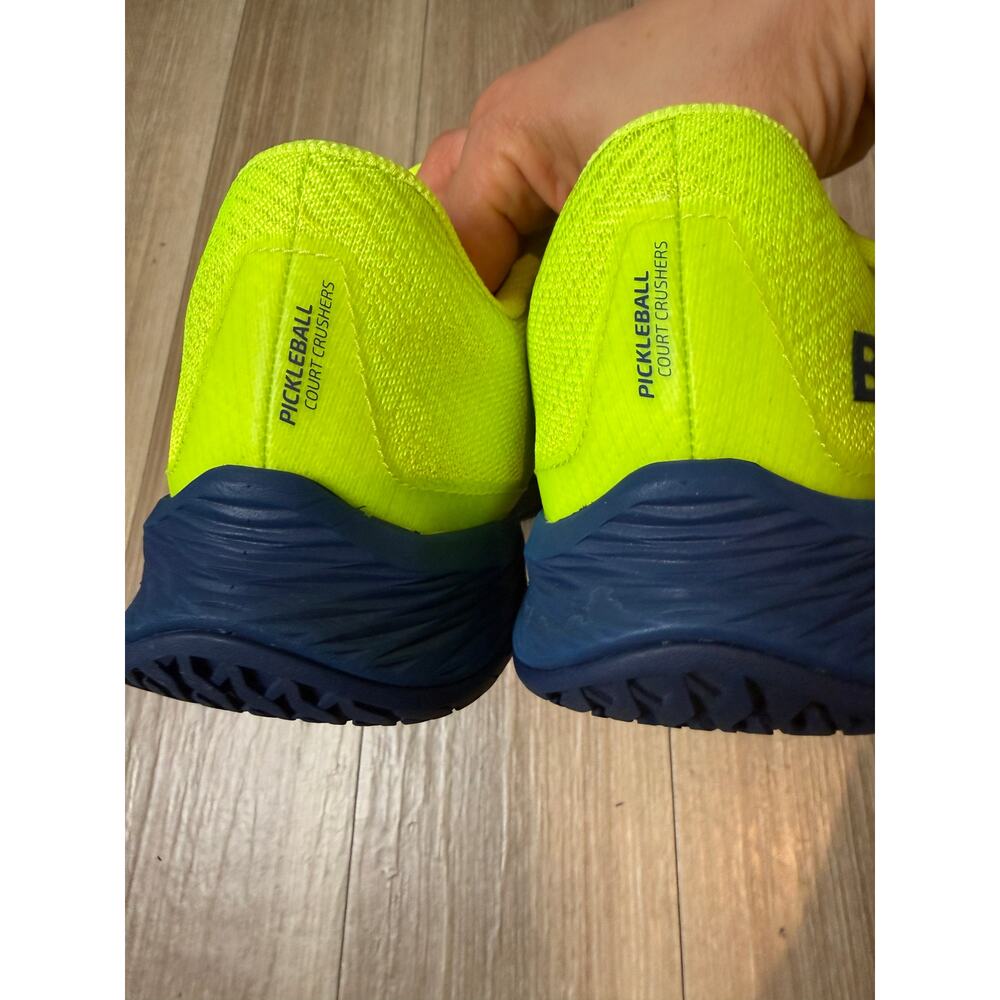 Babolat Jet Mach PKL Men 10.5 Neon Yellow Blue Michelin Pickleball Shoes - Picture 9 of 11